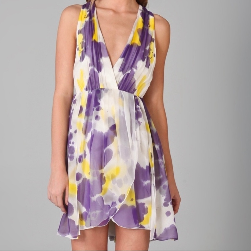 Alice + Olivia Silk mini dress